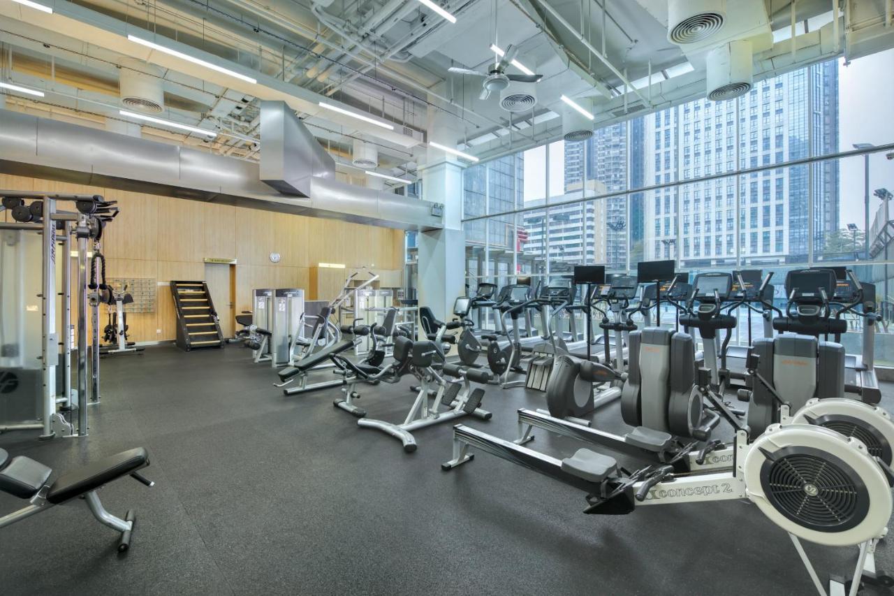 ホテル クラウンプラザ広州 シティ センター エクステリア 写真 The gym at the club